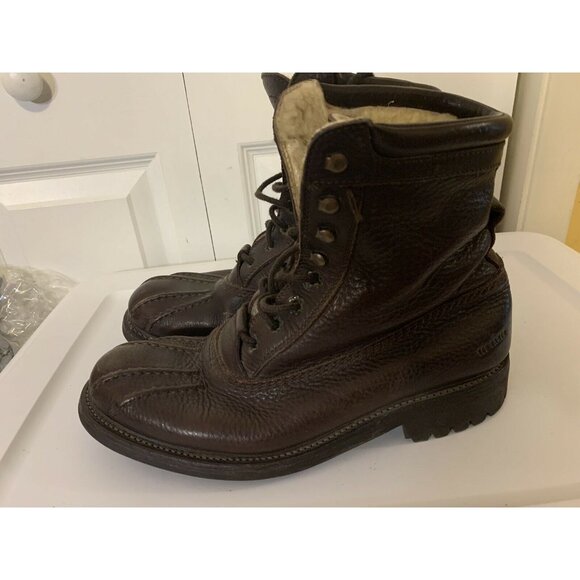 Ted Baker Boots ITSHIDE‎ Commando Sole Size 10 Brown rare